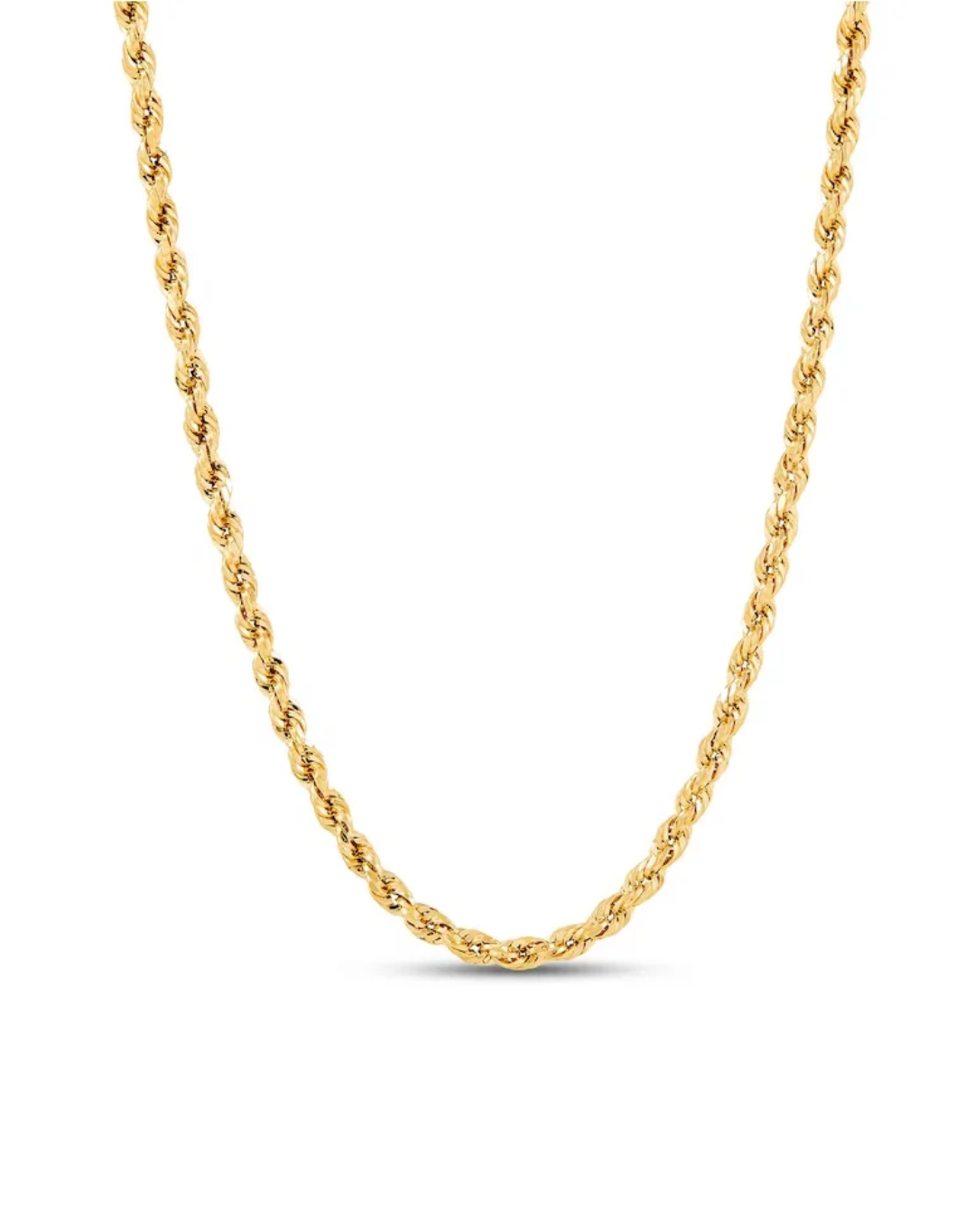 Rope Chains & Bracelets Lightweight in 9kt Yellow, White & Rose Gold