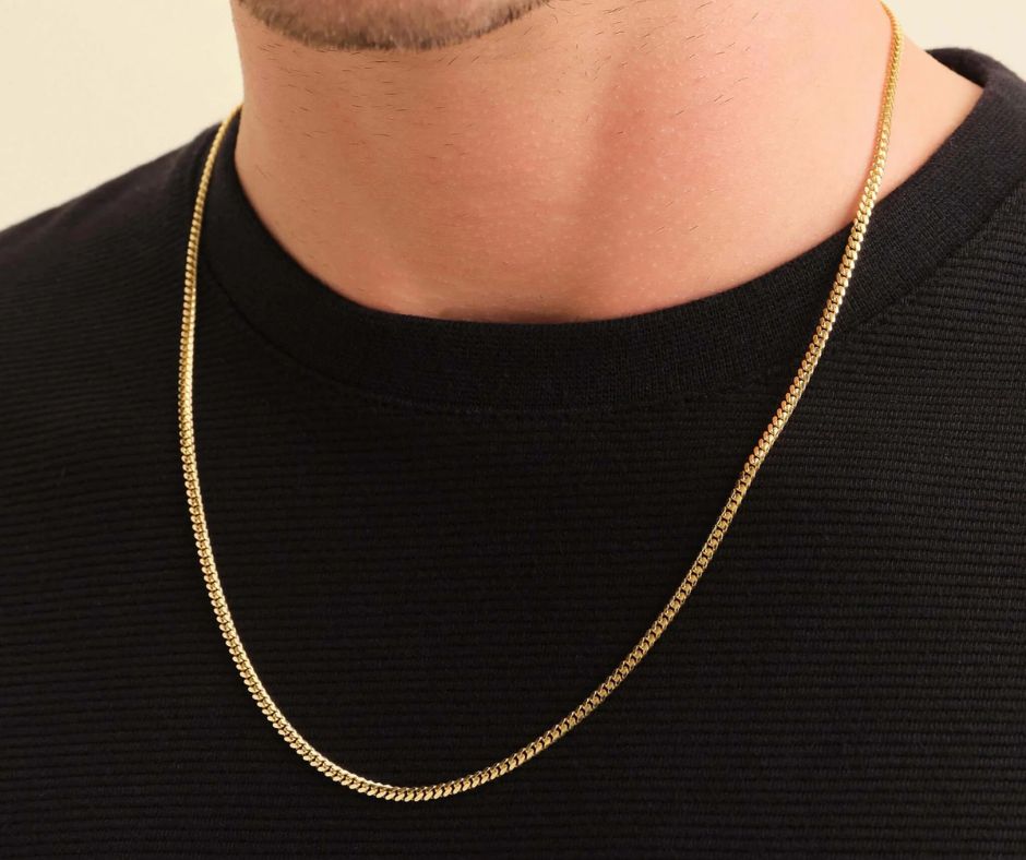 Cuban Miami Link Chains & Bracelets in 9kt Yellow Gold I 4mm