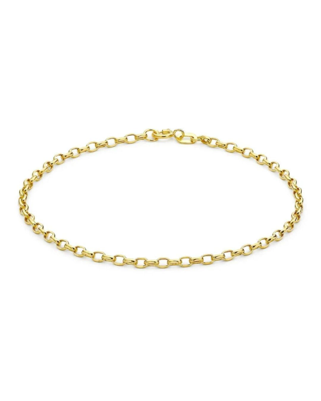 Rolo Belcher Necklaces & Bracelets in 9kt Yellow, White & Rose Gold
