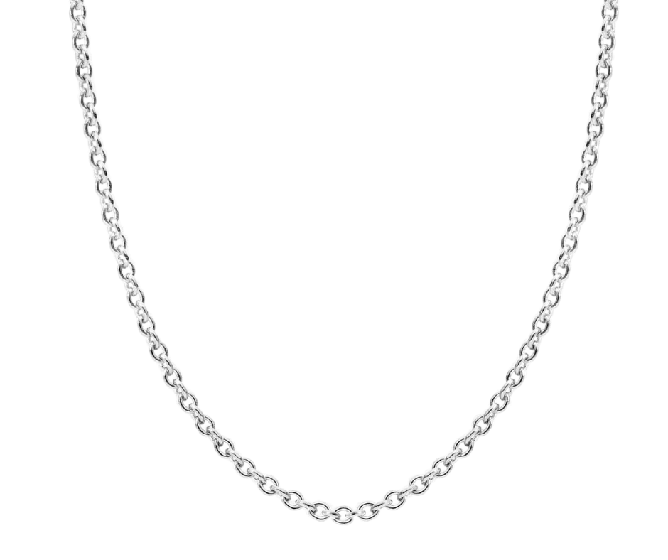 Rolo Belcher Necklaces & Bracelets in 9kt Yellow, White & Rose Gold