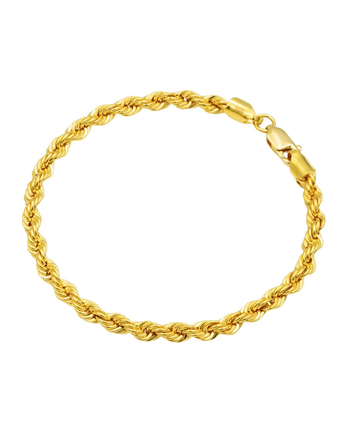 Rope Chains & Bracelets Lightweight in 9kt Yellow, White & Rose Gold