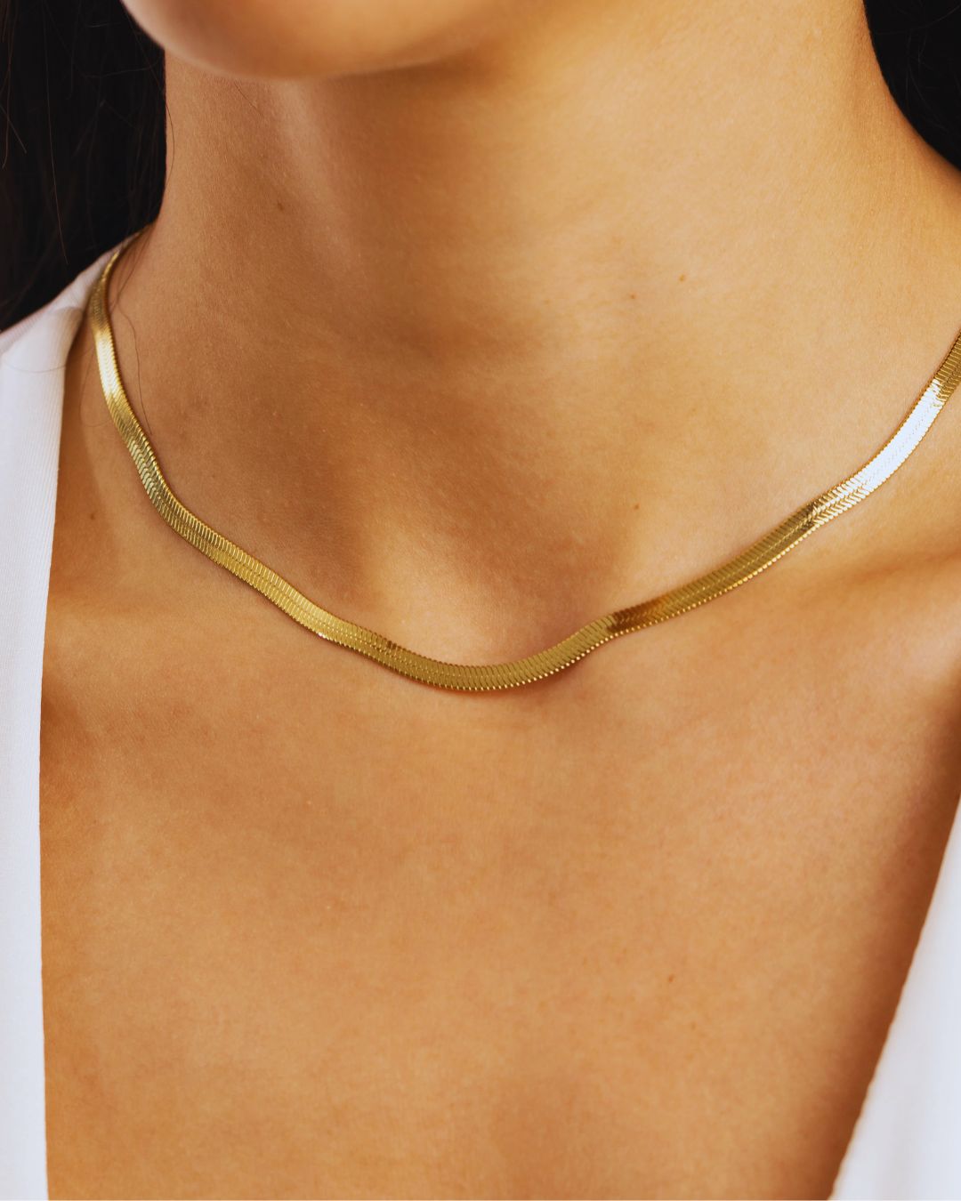 Real Snake Link Chains in 9kt Yellow Gold