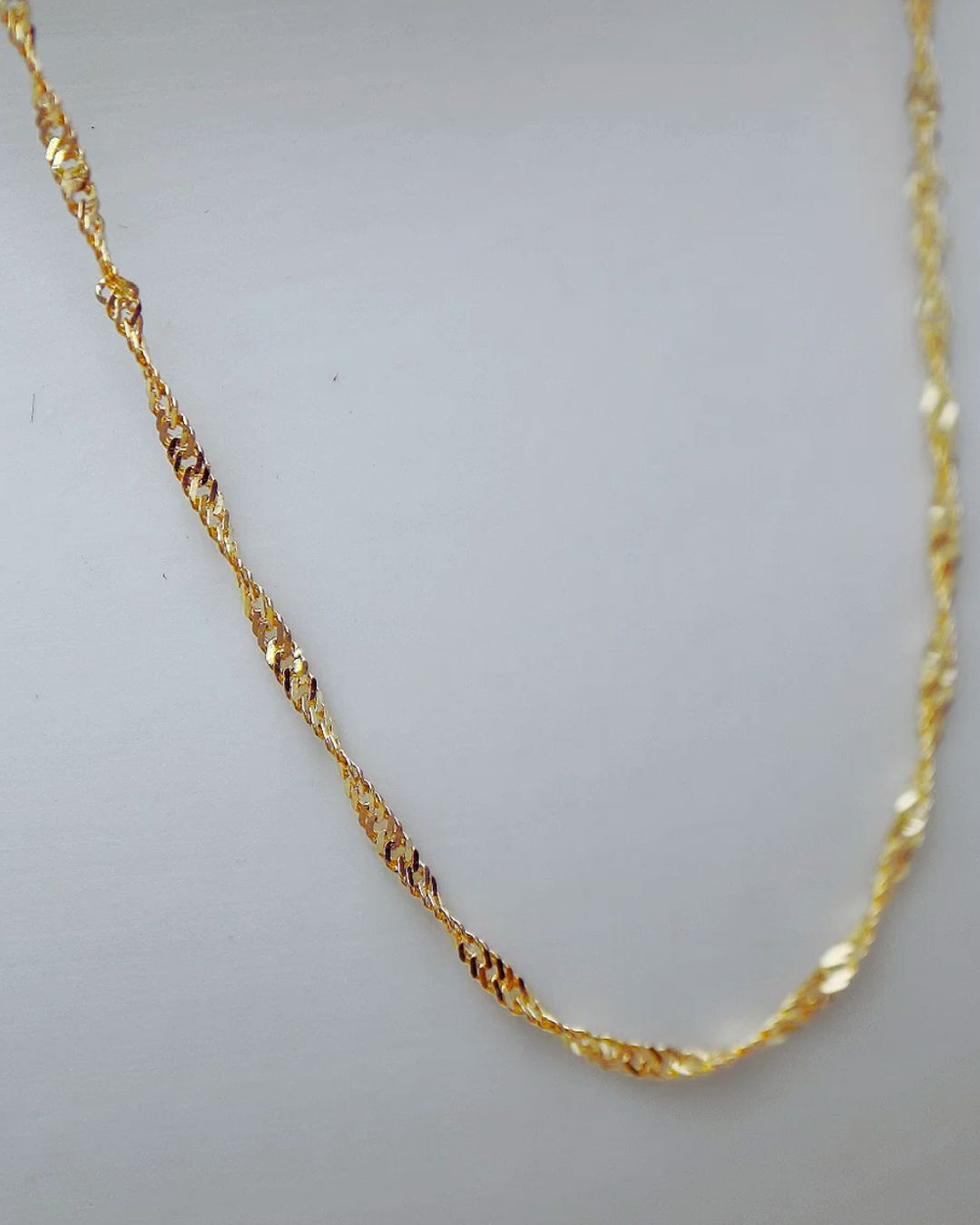 Singapore Chain in 9kt Yellow Gold