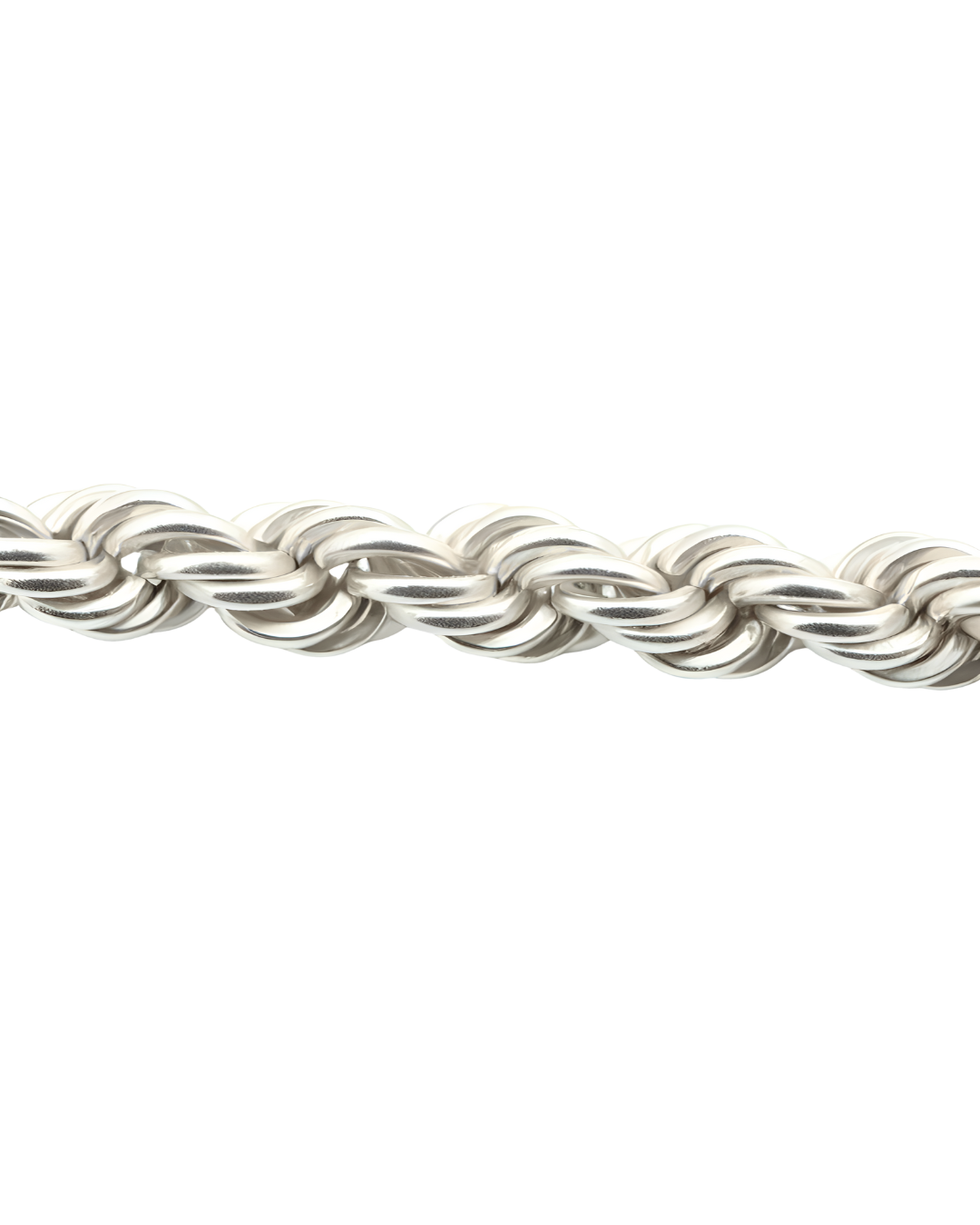 Solid Rope Link Chain in 9kt Yellow, White & Rose Gold I 1.4mm