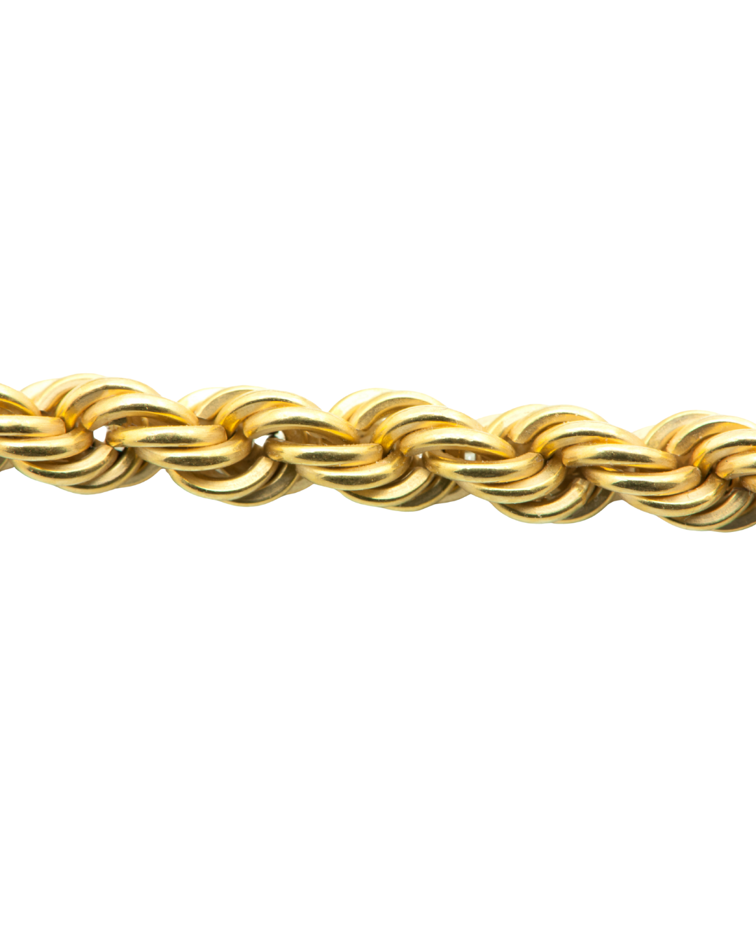 Solid Rope Link Chain in 9kt Yellow, White & Rose Gold I 1.4mm