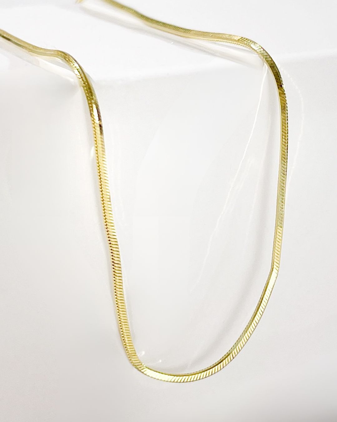Real Snake Link Chains in 9kt Yellow Gold