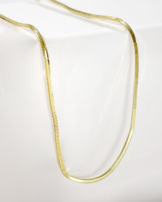 Real Snake Link Chains in 9kt Yellow Gold