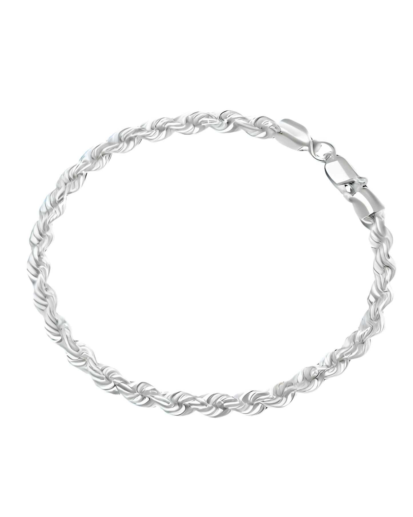 Rope Chains & Bracelets Lightweight in 9kt Yellow, White & Rose Gold