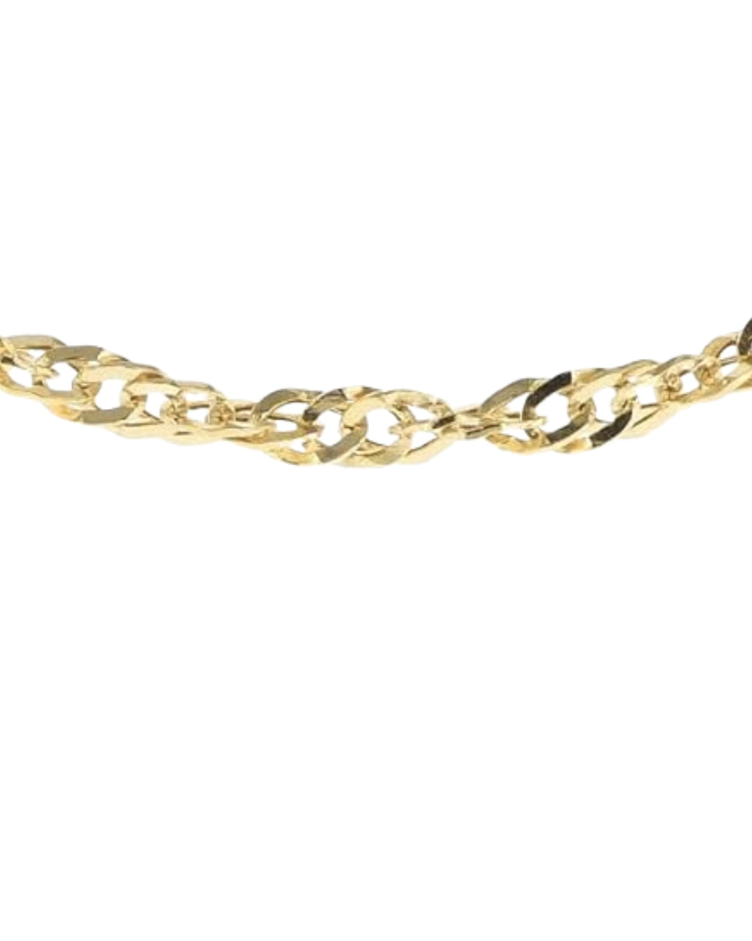 Singapore Chain in 9kt Yellow Gold