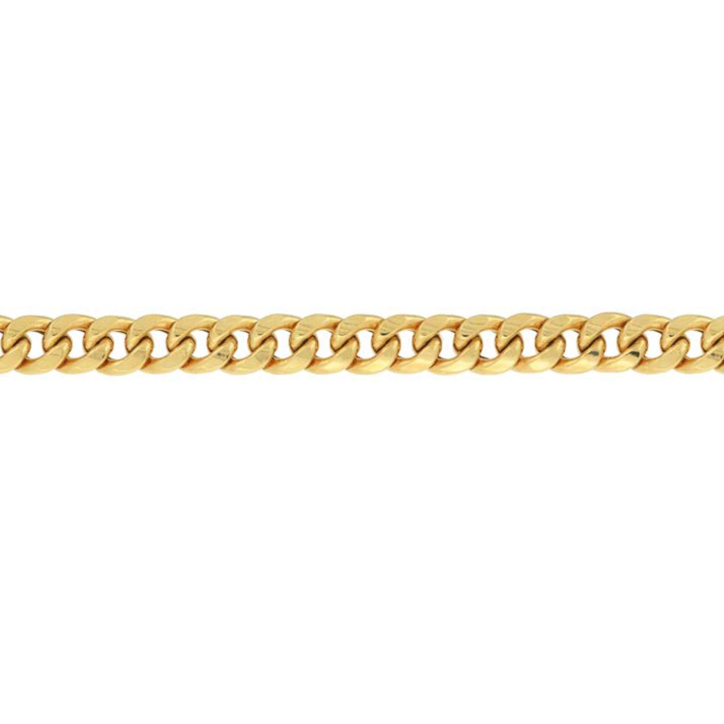Curb Chains & Bracelets Lightweight in 9kt Yellow Gold