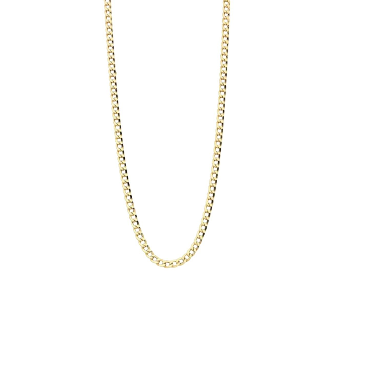 Curb Chains & Bracelets Lightweight in 9kt Yellow Gold