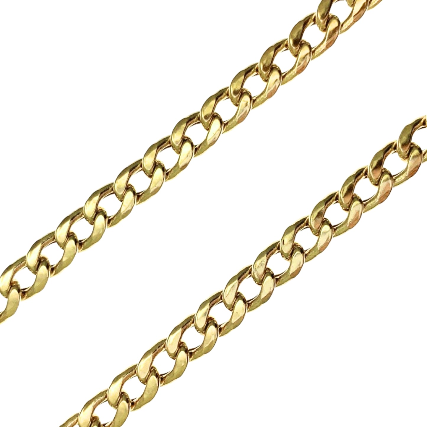 Curb Chains & Bracelets Lightweight in 9kt Yellow Gold