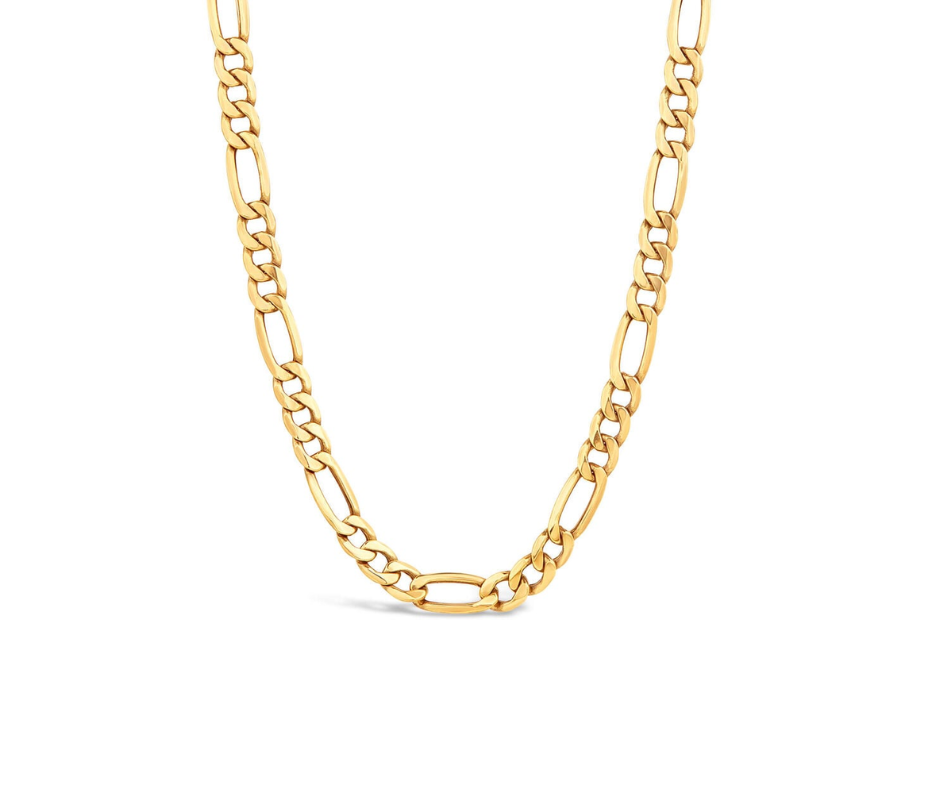 Figaro Link Chains & Bracelets in 9kt Yellow Gold
